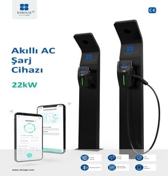 Elin Enerji - Sirius 22kW Akıllı AC Şarj Cihazı Kablosuz